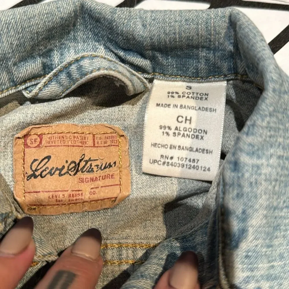 Kid’s Levi Strauss Signature Denim Jacket Size Small